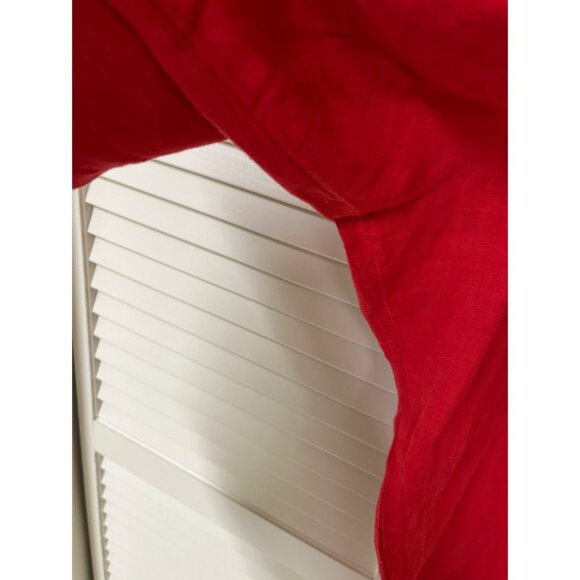 Hot Cotton Marc Ware Linen red pants XL 14 16 - Picture 4 of 4